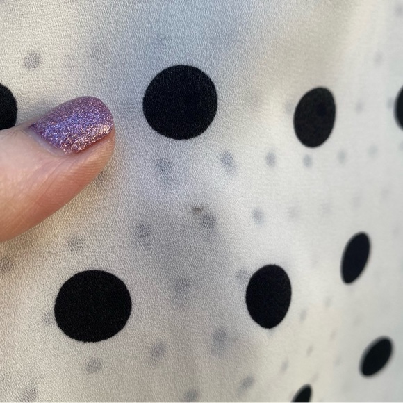 Rose + Olive Polka Dot Top - Picture 4 of 7